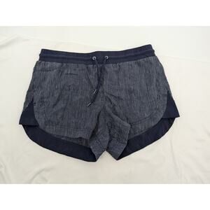 Athleta Women's 8 Beachside Bali Linen Shorts Striped Breathable Lightweight
